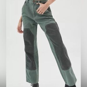 BDG Green Corduroy High-Rise Carpenter Jean